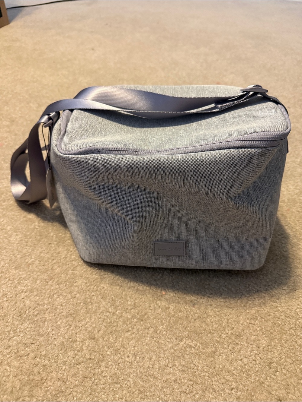 NWT Vera Bradley Lighten Up Medium Heather Grey lunch bag